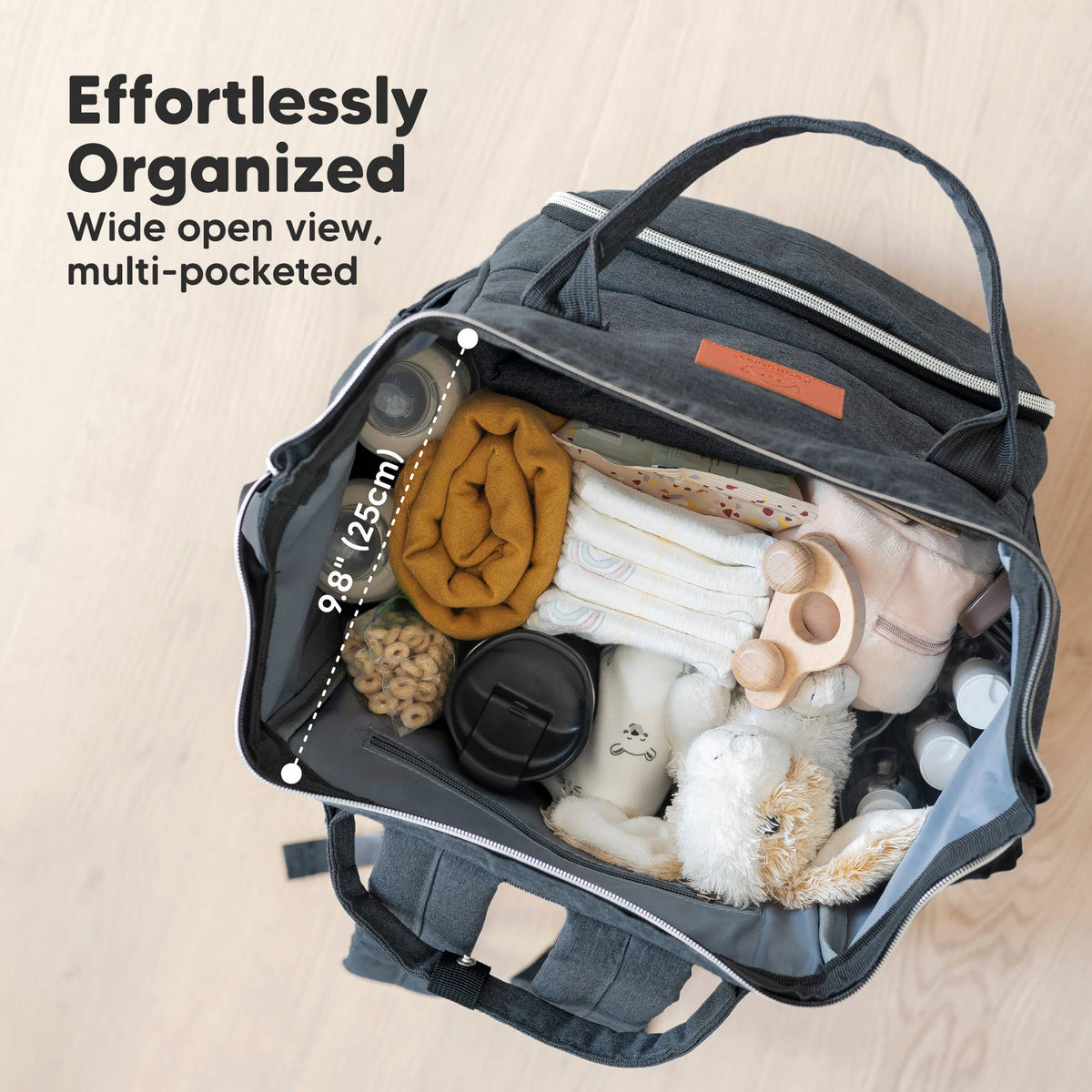Original Diaper Bag Backpack, Baby Bags with Changing Pad: Mystic Gray