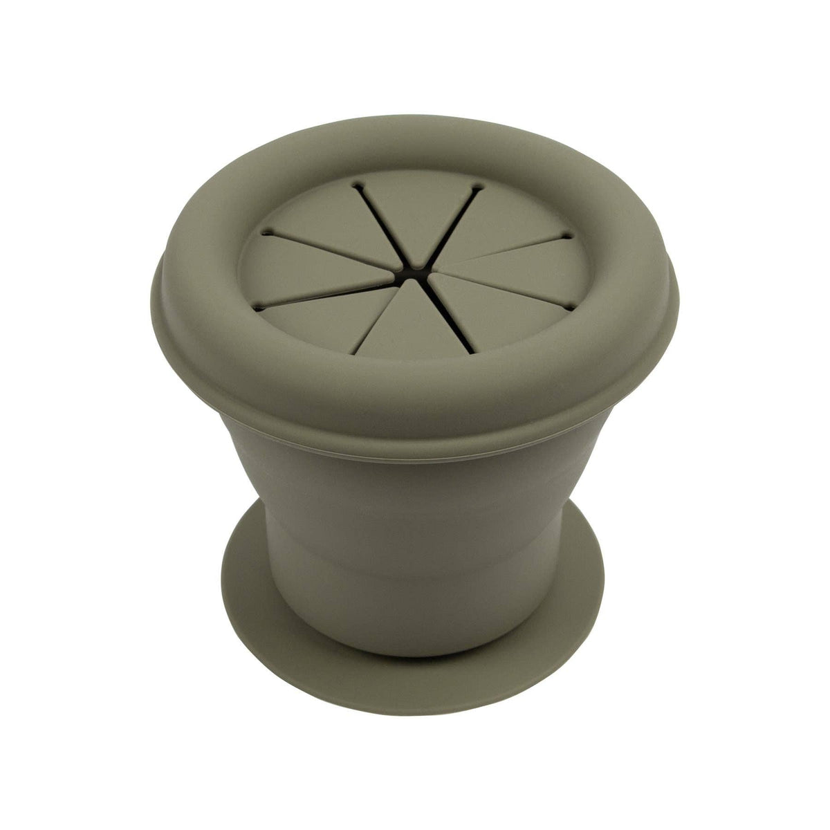 Baby Silicone Snack Pot - By Tiny Dining: Dusty Rose