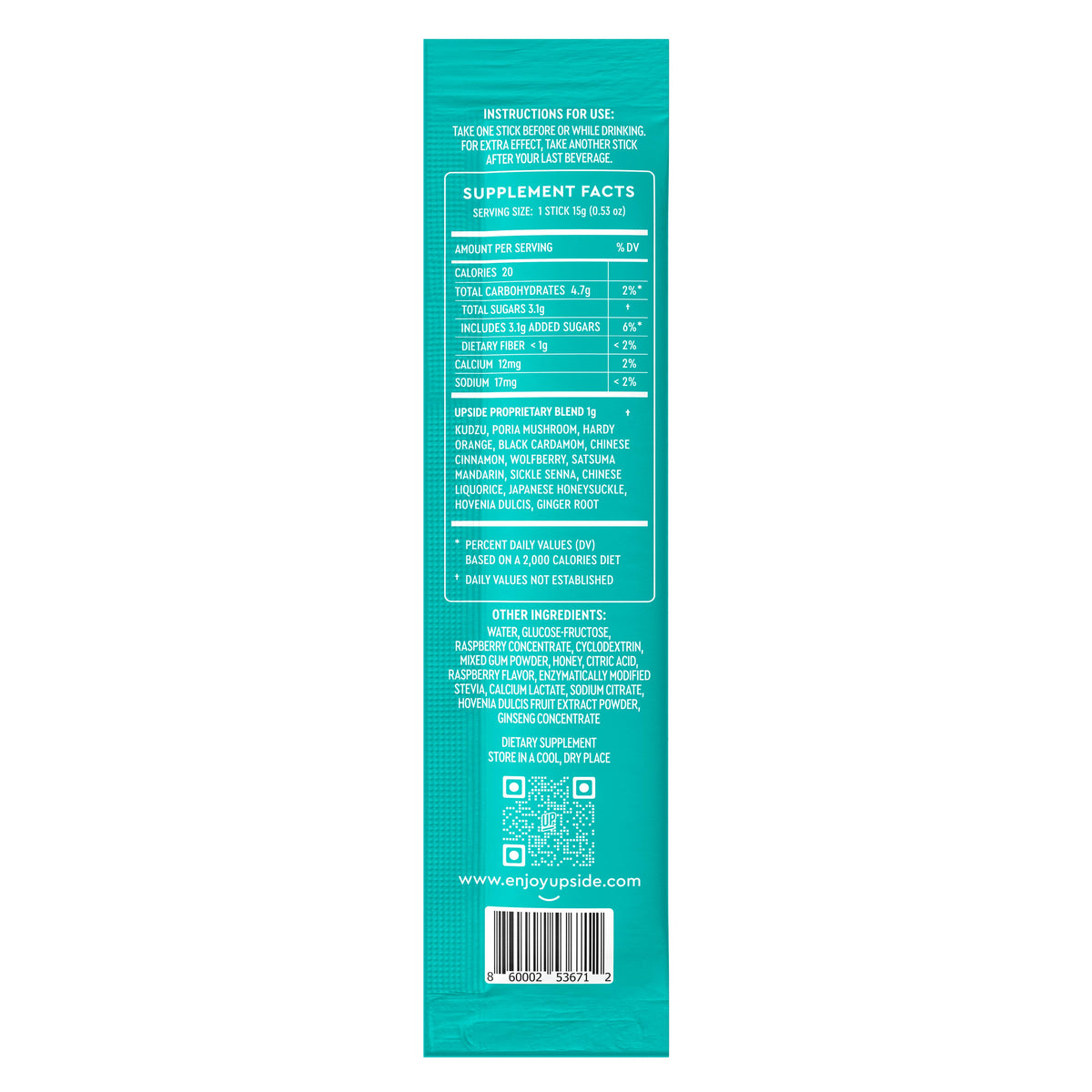 UPSIDE Before Drinking Hangover Sticks - Box Set (10-Pack)