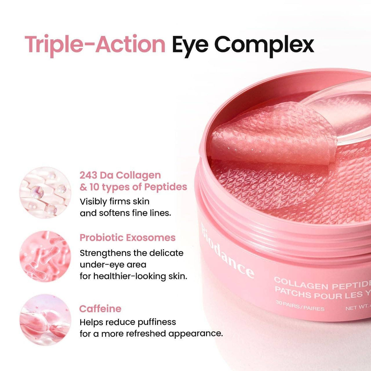 [Biodance] Collagen Peptide Eye Patches, 60count