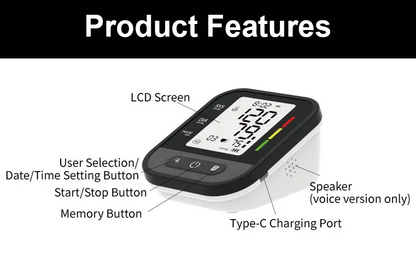 Baymed Blood Pressure Monitor Portable Travel Size Gift Pick