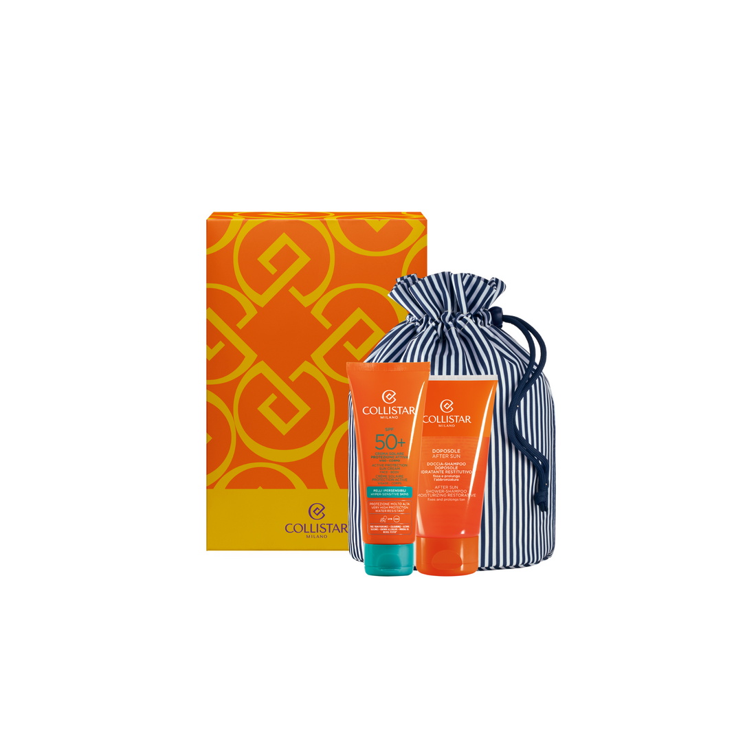 Collistar Promo Pack - Sun Cream for Hypersensitive Skins SPF50+&amp; After-Sun Shower - Shampoo
