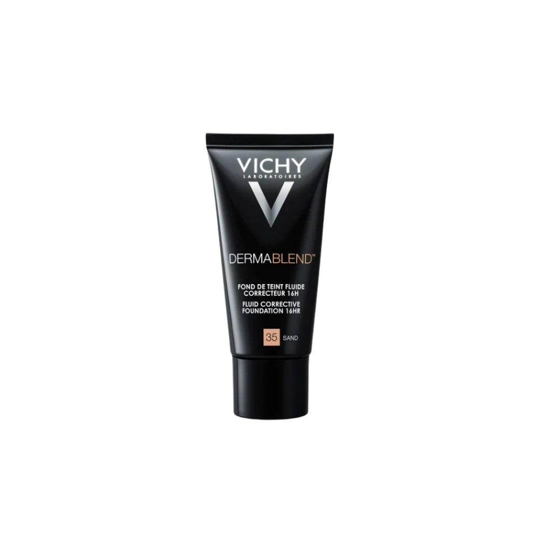 Vichy Dermablend [3D Correction] Foundation - High coverage matte foundation for oily and acne-prone skin, lasting 16 hours.