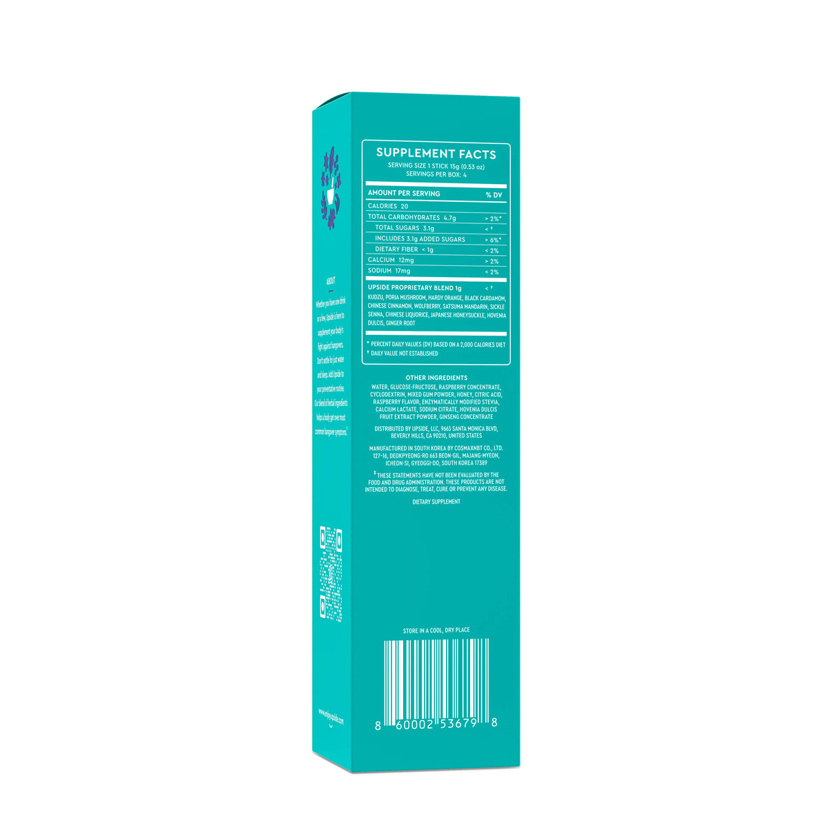 UPSIDE Before Drinking Hangover Sticks - Date Night (4-Pack)
