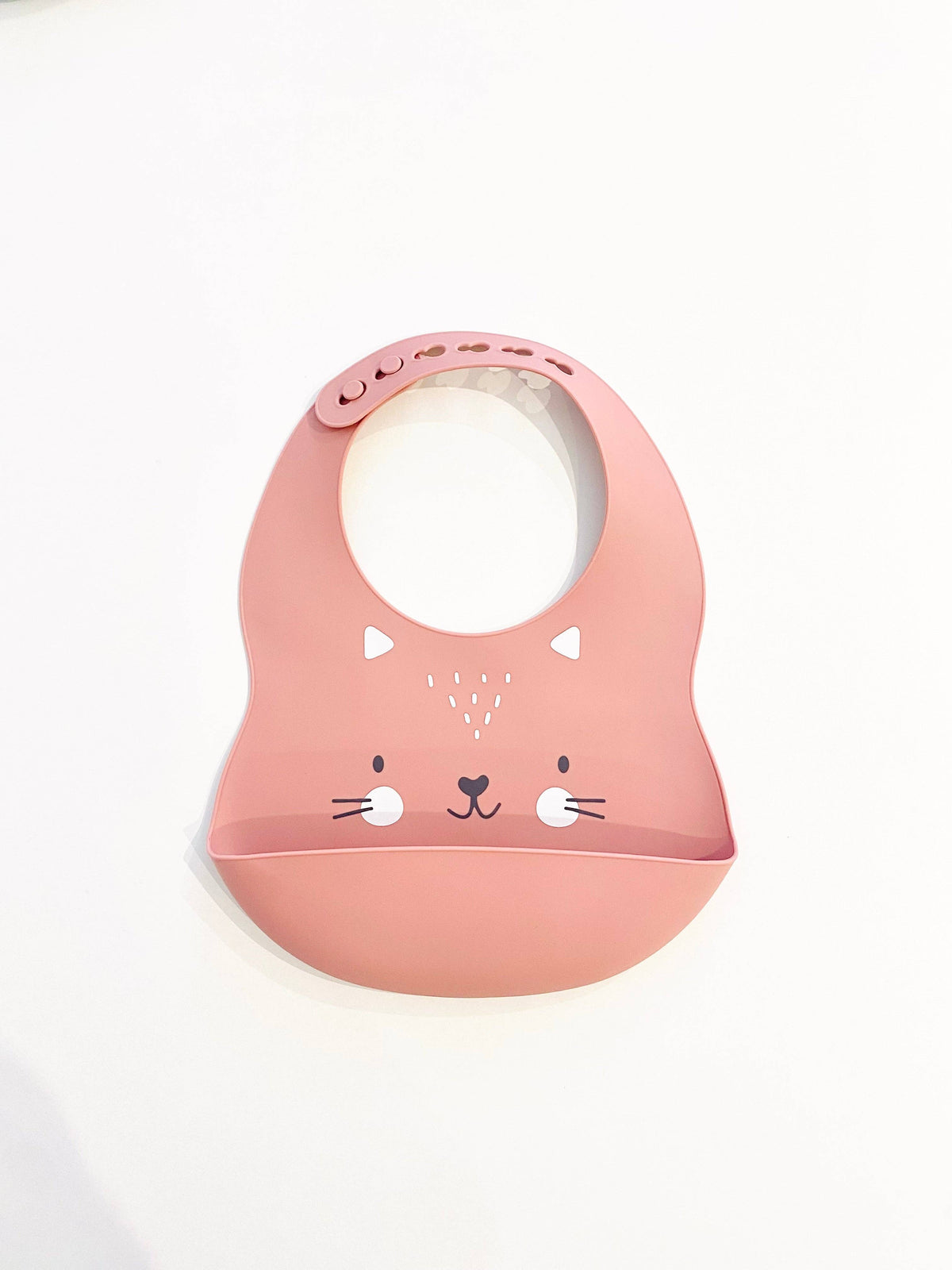 Animal bib: Bear - Beige