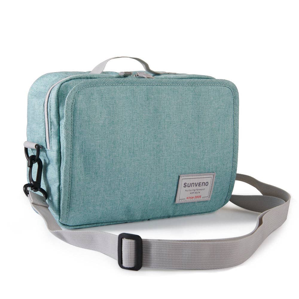 Diaper Changing Bag: Gray / Large