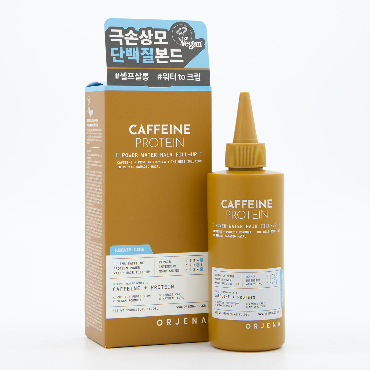 ORJENA Caffeine Protein Power Water Hair Fill-Up 190Ml