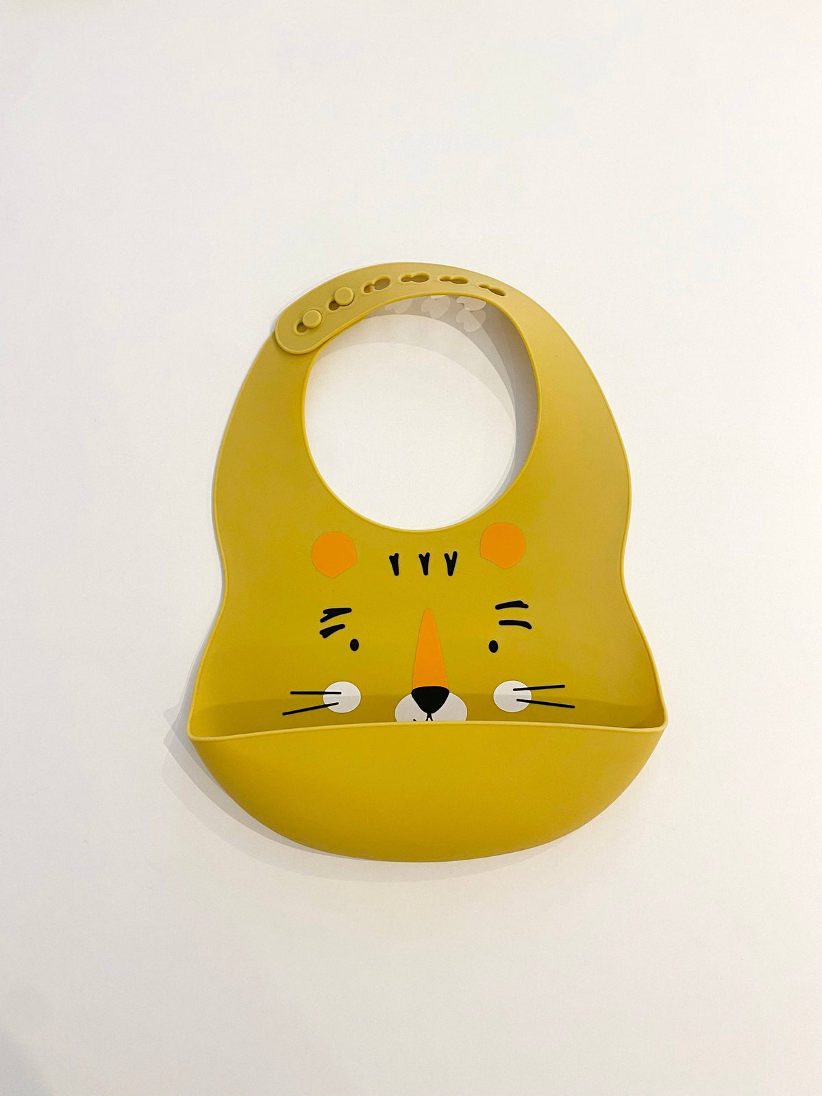Animal bib: Bear - Beige