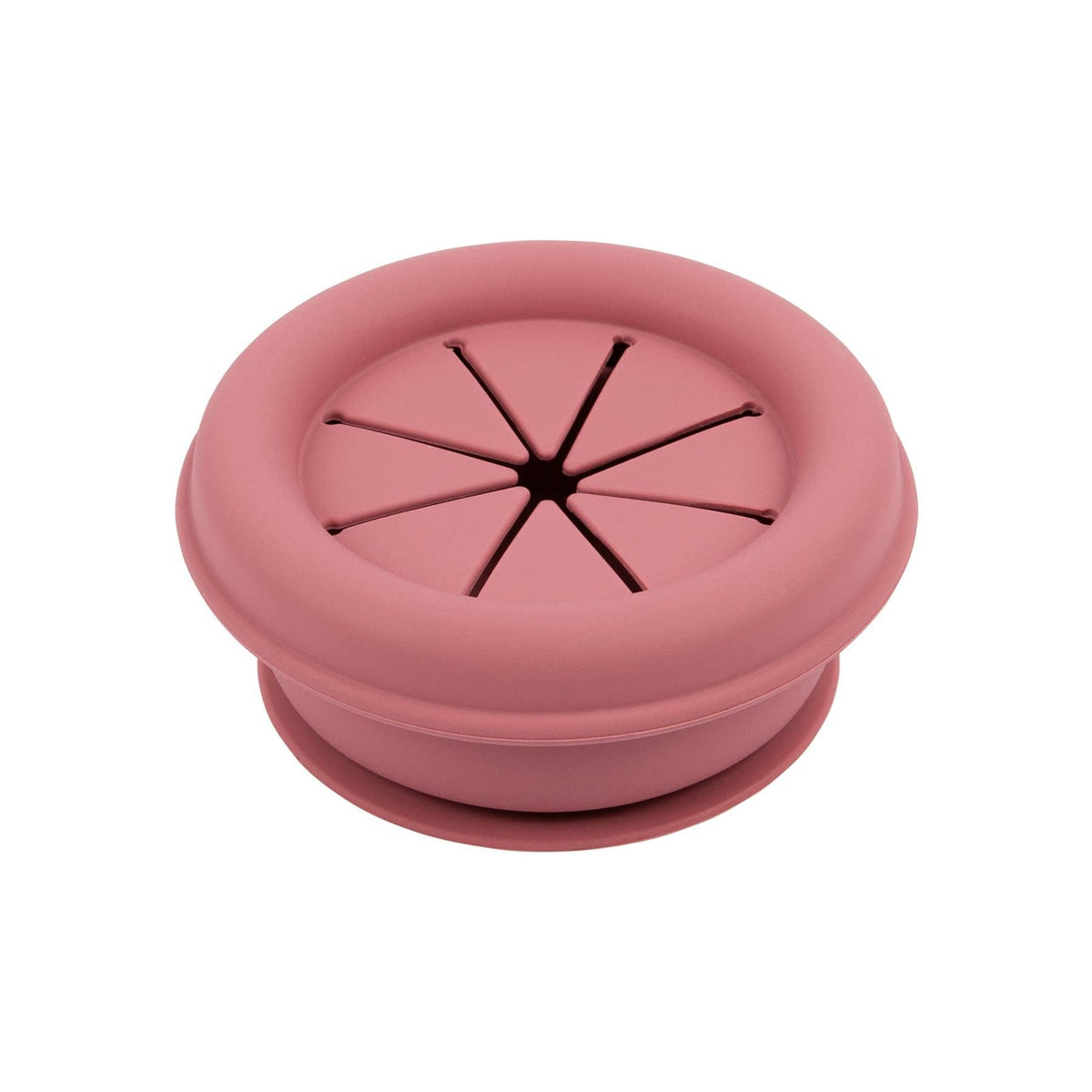Baby Silicone Snack Pot - By Tiny Dining: Dusty Rose