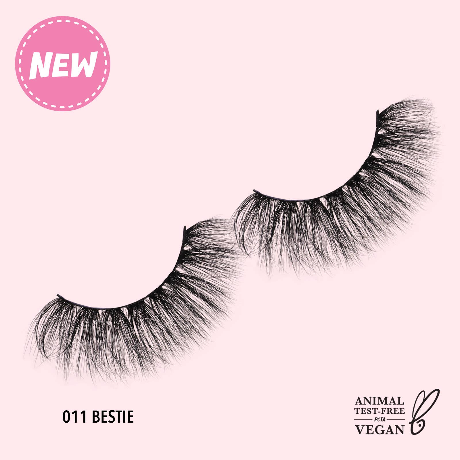 3D Effect Bionic Vegan Faux Mink Lashes: 014 So Sweet