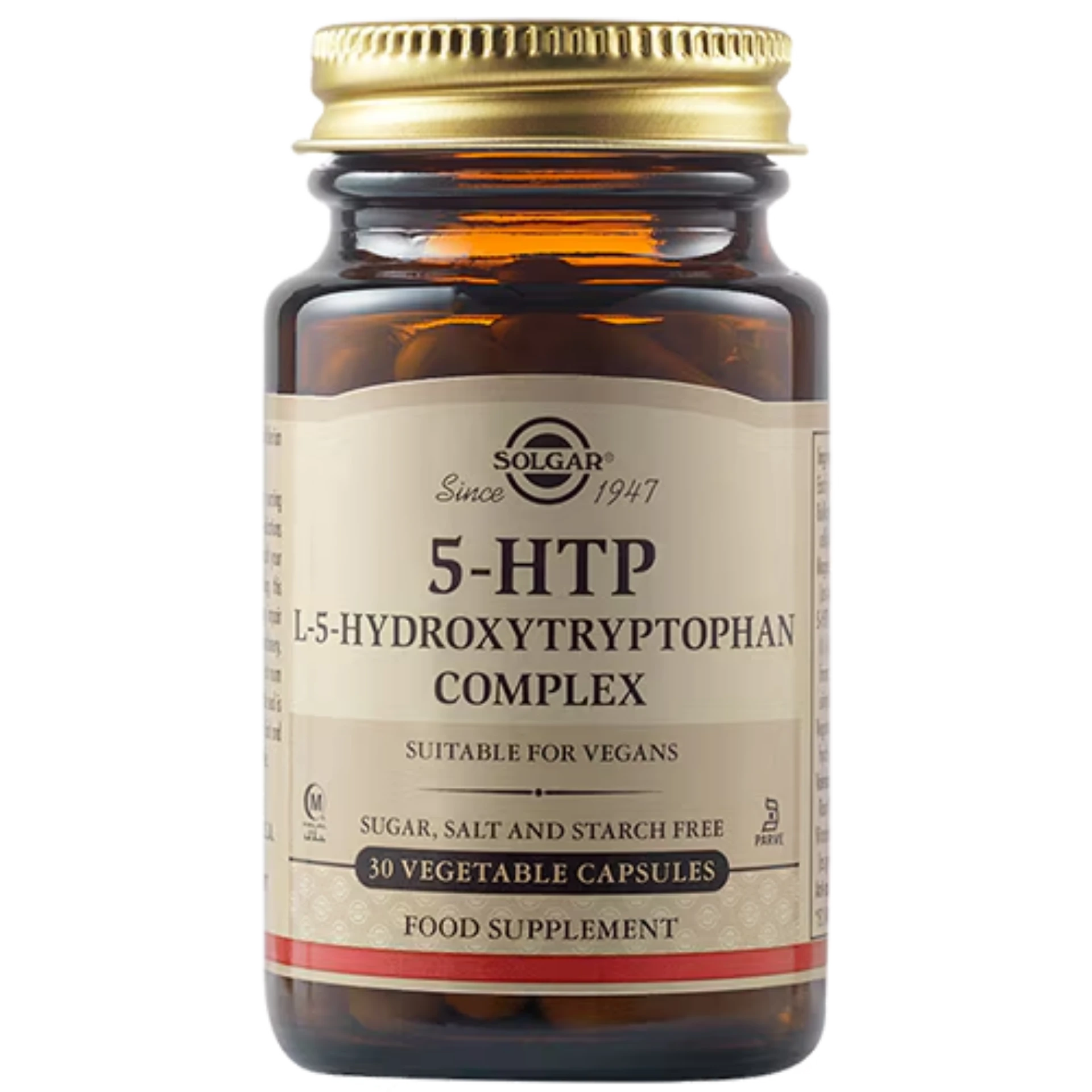 Solgar 5-HTP L-5-Hydroxytryptophan Complex - 30caps / 90caps