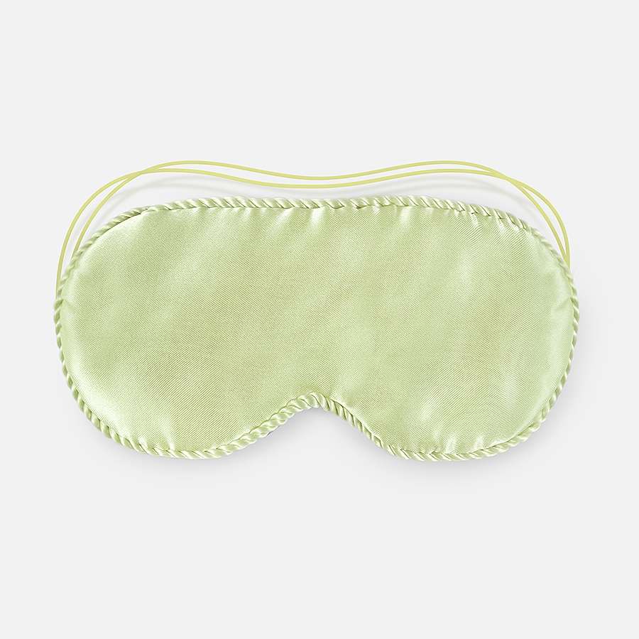 Silk Sleep Mask: Celery