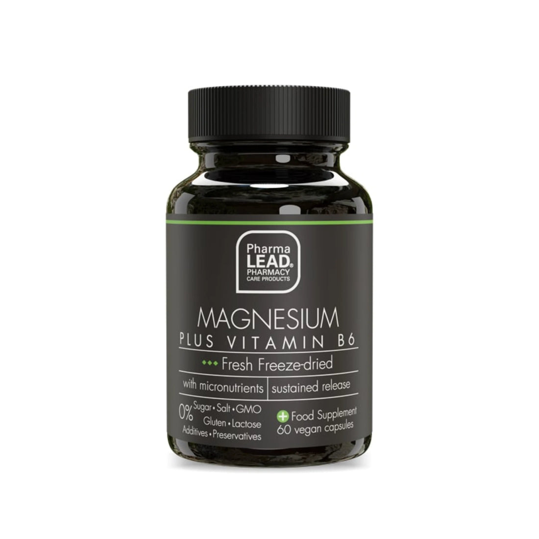 Magnesium Plus Vitamin B6 - Supports muscle and nervous system function with magnesium, vitamin B6, and superfoods