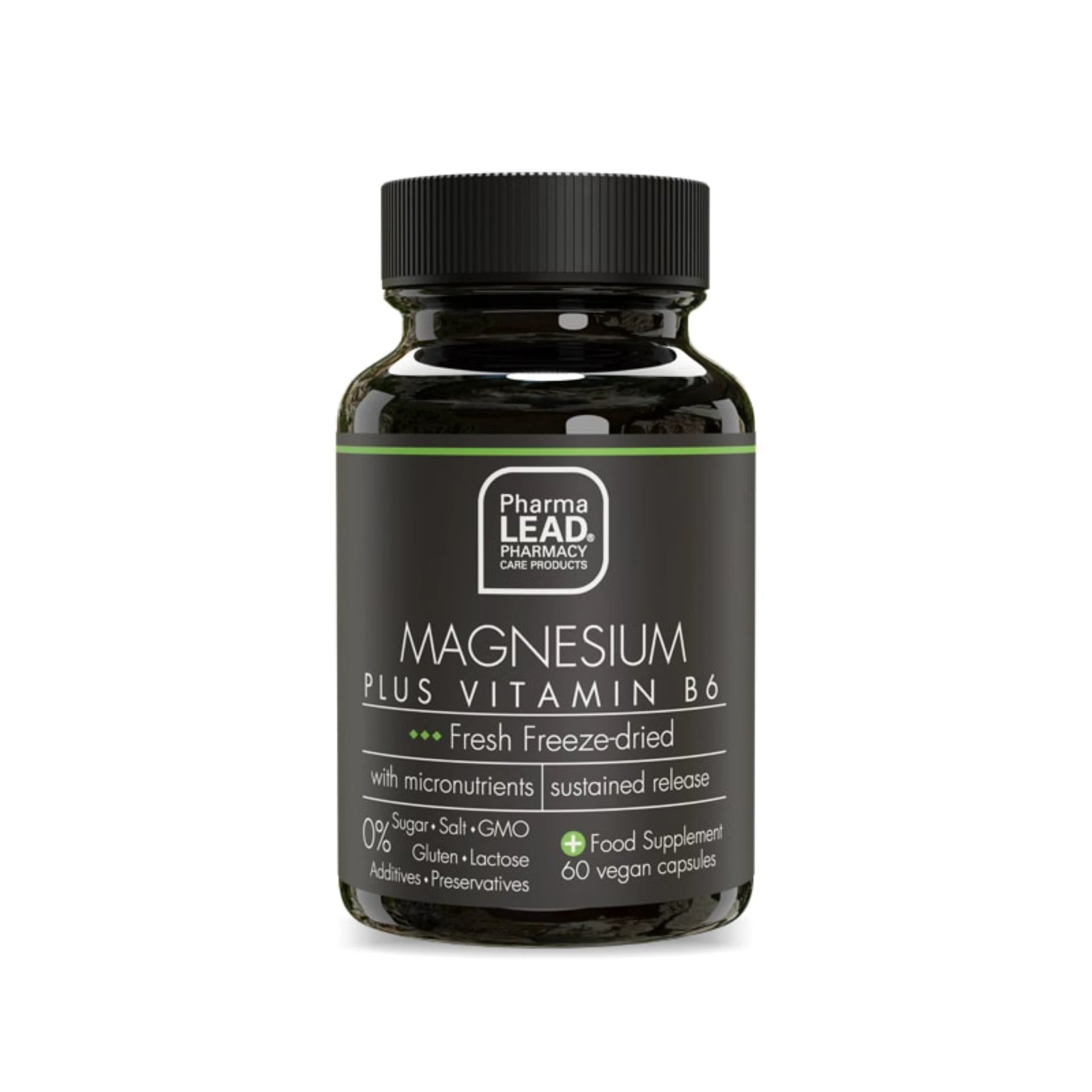 Magnesium Plus Vitamin B6 - Supports muscle and nervous system function with magnesium, vitamin B6, and superfoods