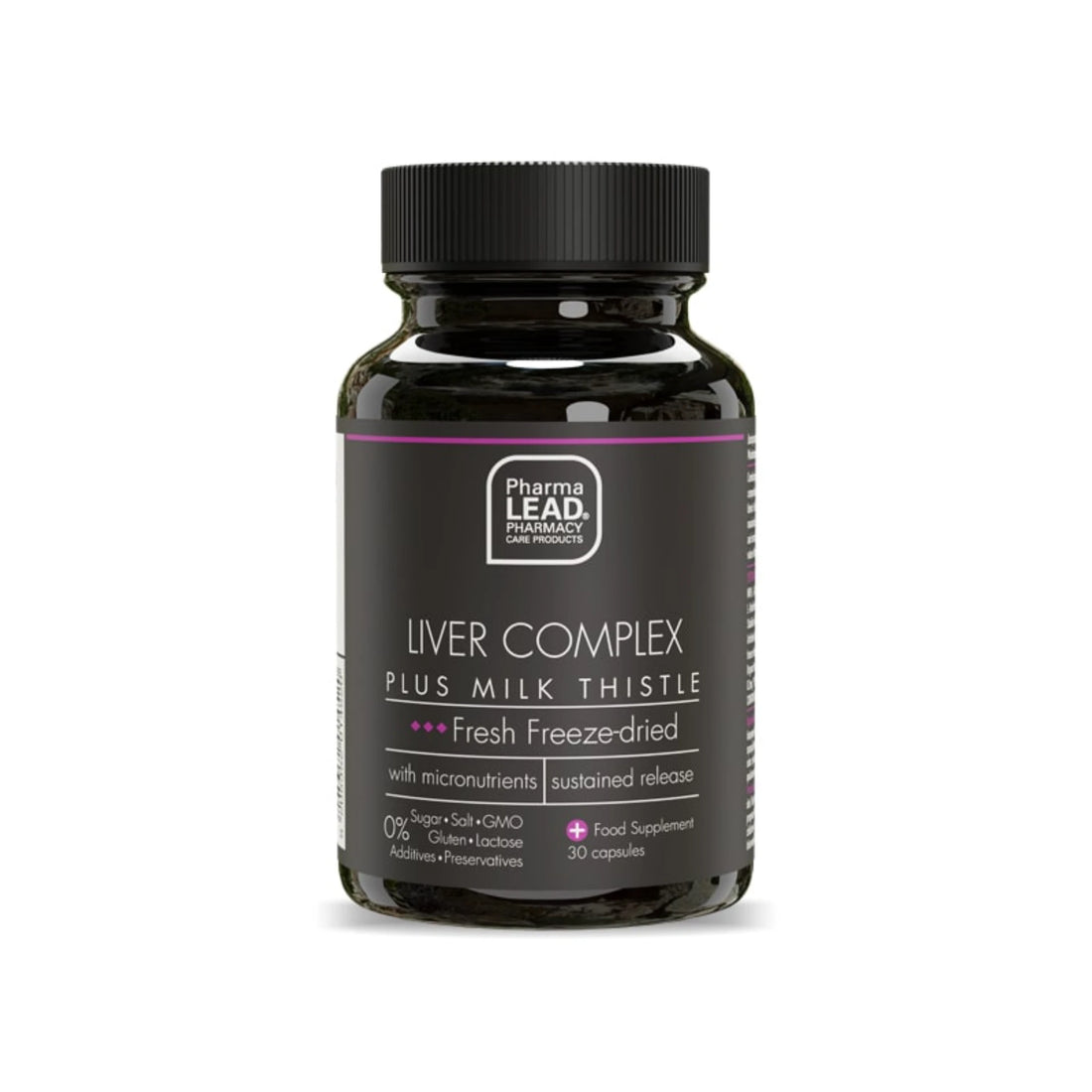 Liver Complex Plus Milk Thistle - Supports liver health with amino acids, milk thistle extract, and superfoods