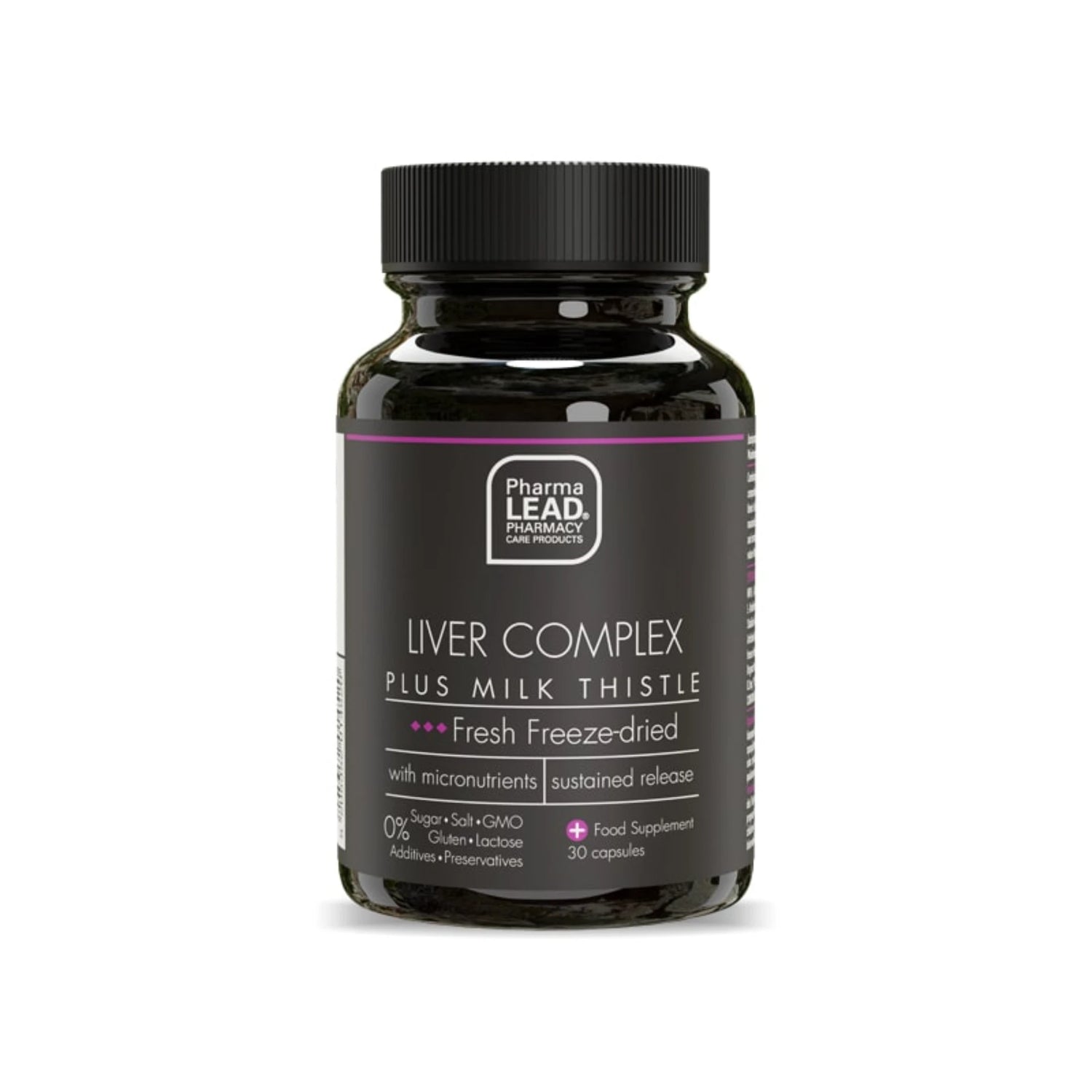Liver Complex Plus Milk Thistle - Supports liver health with amino acids, milk thistle extract, and superfoods