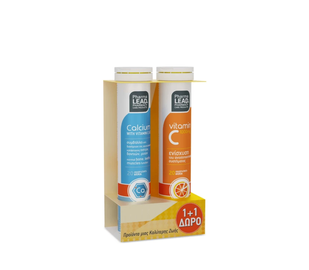 Calcium with Vitamin C &amp; D3 - Bone, Teeth, Muscle, and Immune Support.