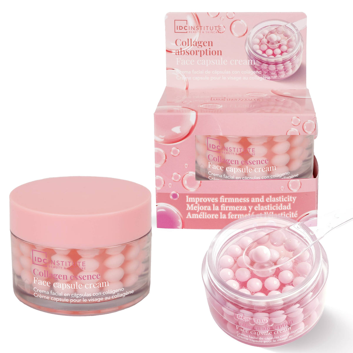Face Cream Pink Collagen Capsules - IDC Institute
