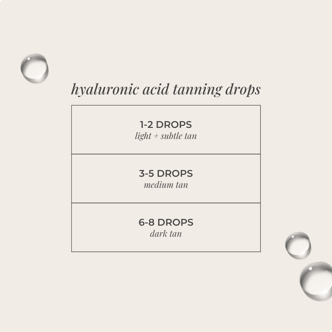 Helioux Self Tanning Drops For Face &amp; Body with Hyaluronic Acid