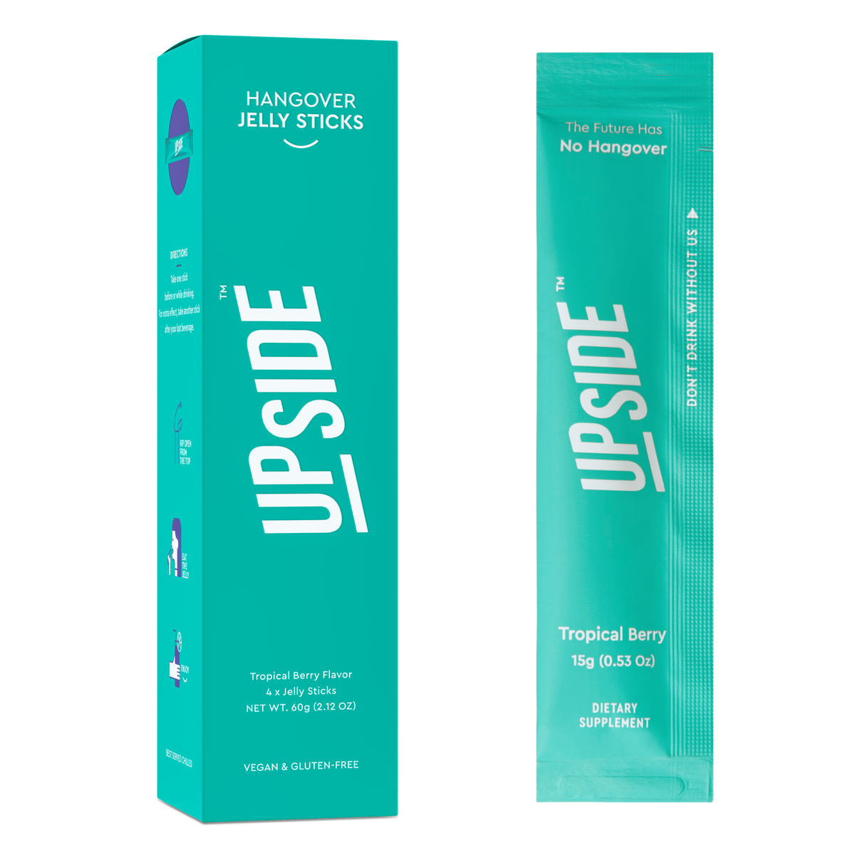 UPSIDE Before Drinking Hangover Sticks - Date Night (4-Pack)