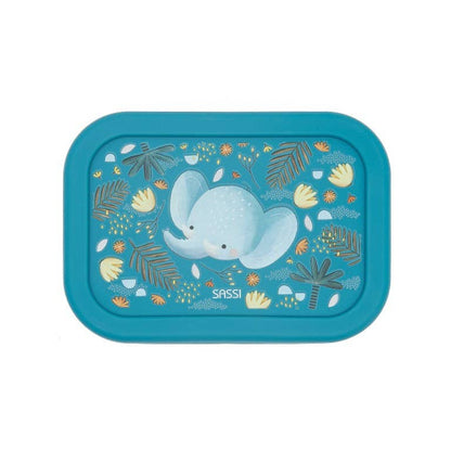 LFGB Silicone Lunch Box - Chewy The Elephant