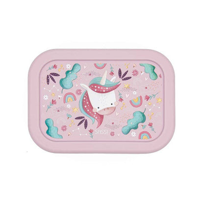 LFGB Silicone Lunch Box - Sparkly The Unicorn