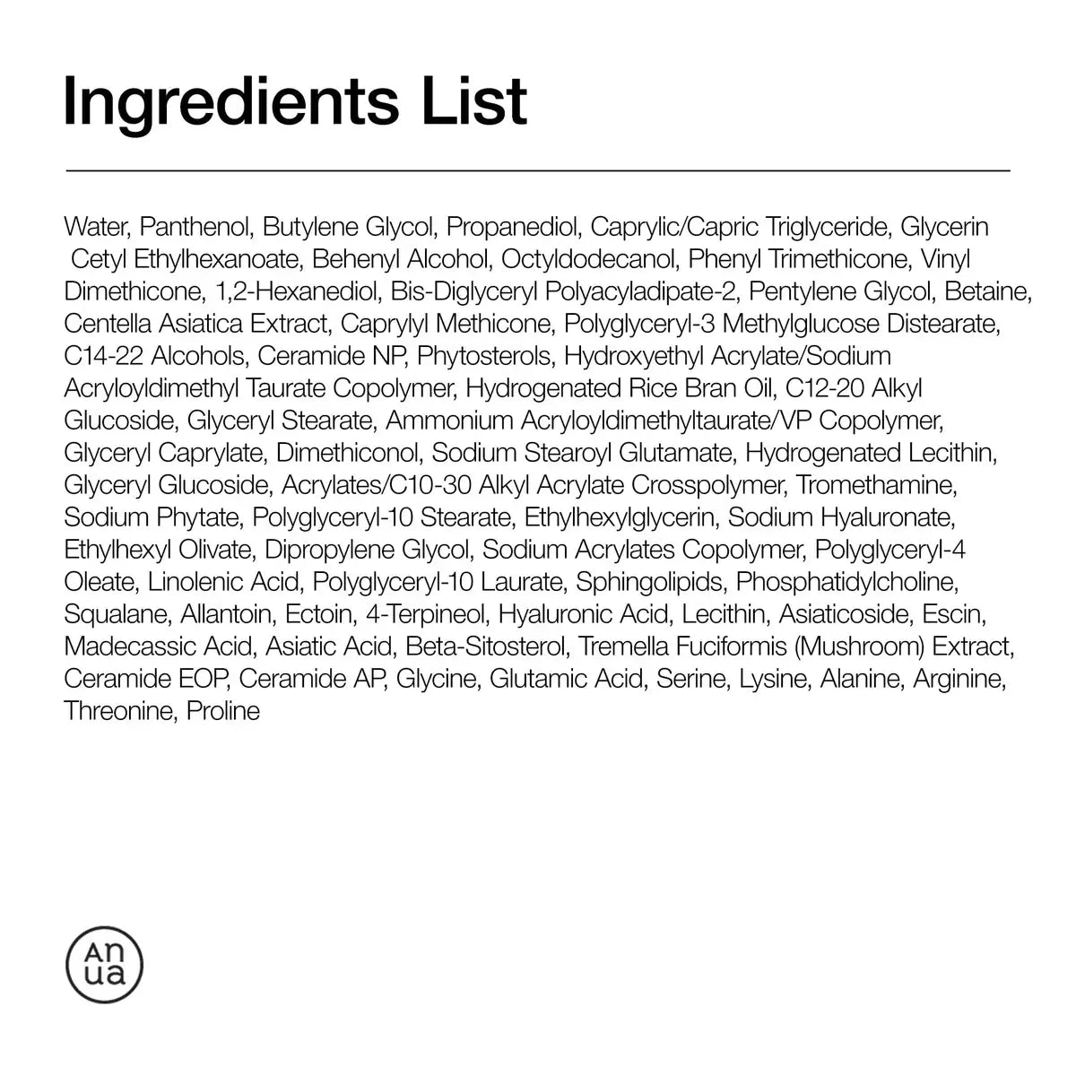 [Anua] 3 Ceramide Panthenol Moisture Barrier Cream