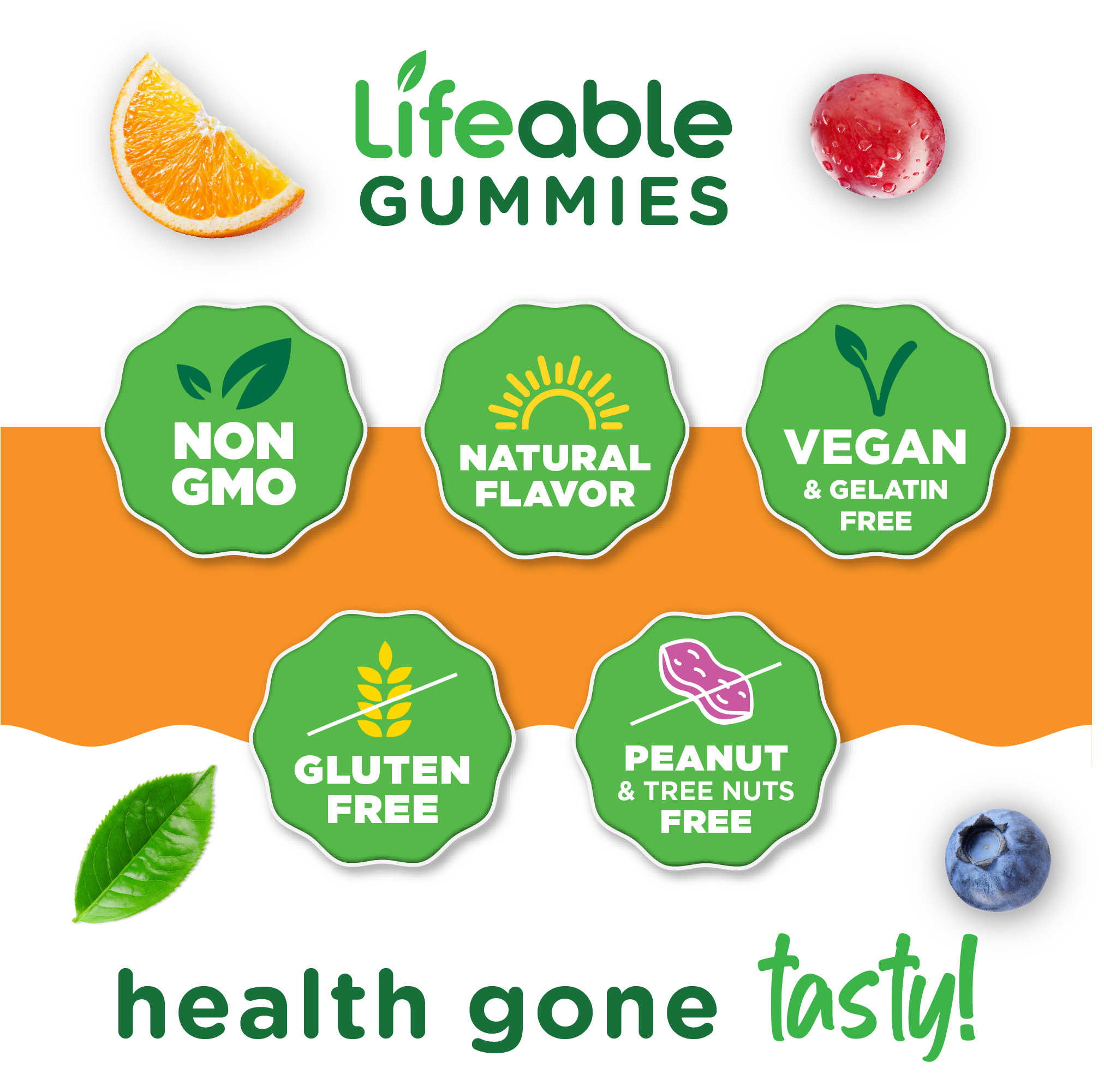 Lifeable Stress Aid Gummies for Teens, 90 ct