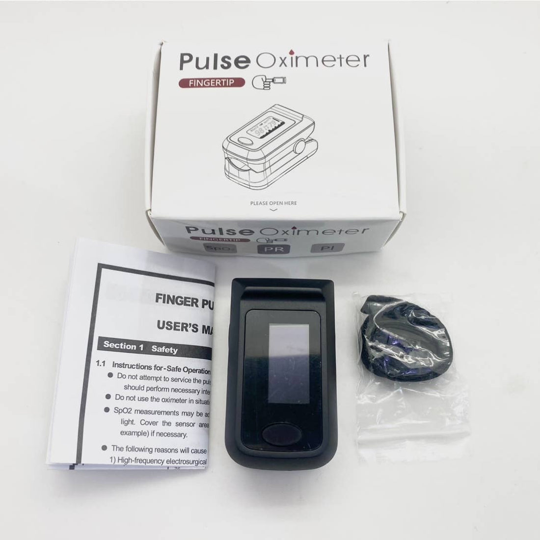 Pulse Oximeter Blood Oxygen Saturation Monitor
