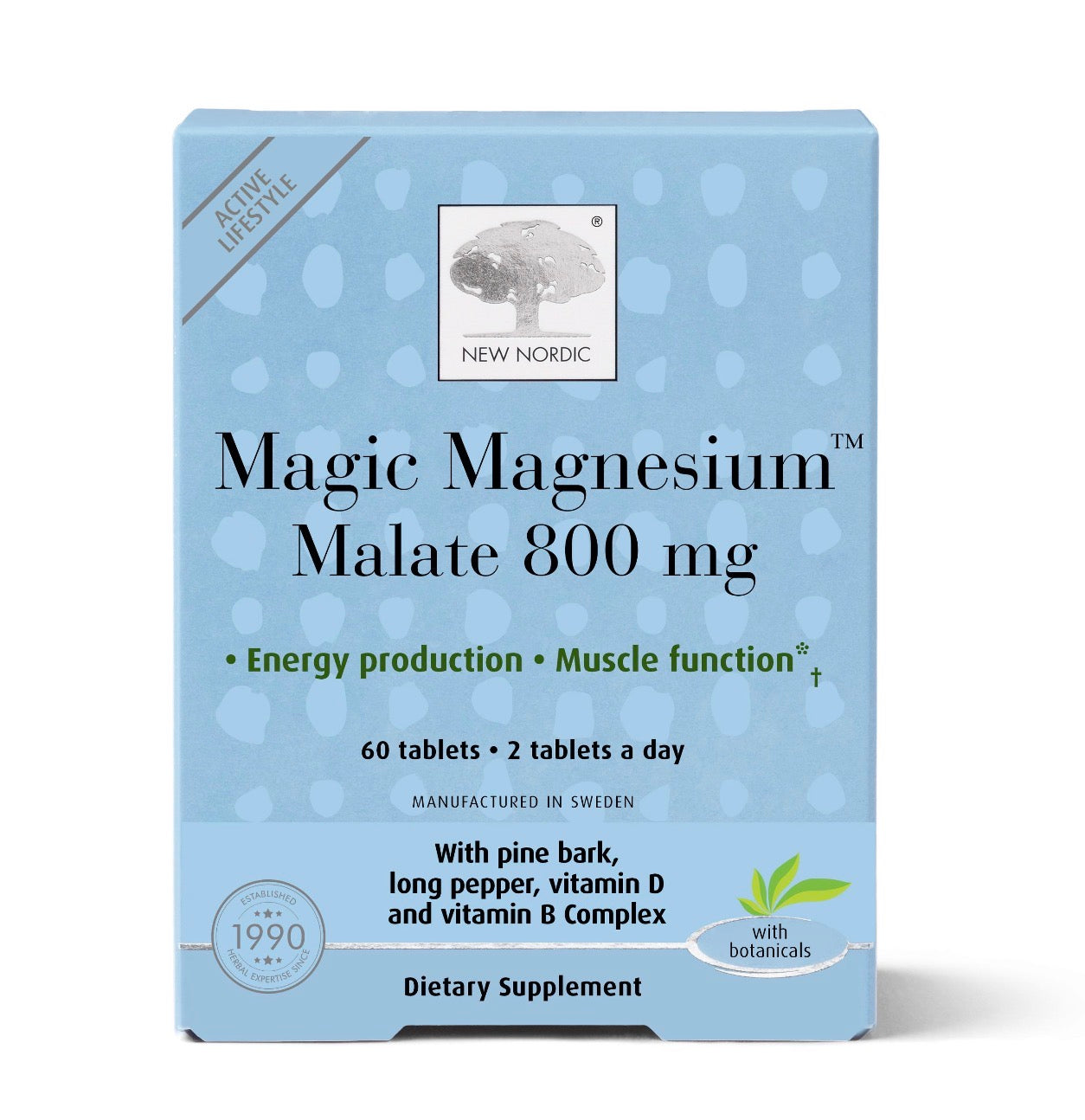 New Nordic Magic Magnesium Malate – 60 Tablets