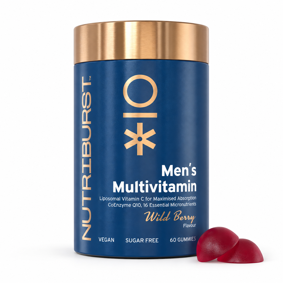 Nutriburst Men’s Multivitamin Gummies – 60 Gummies