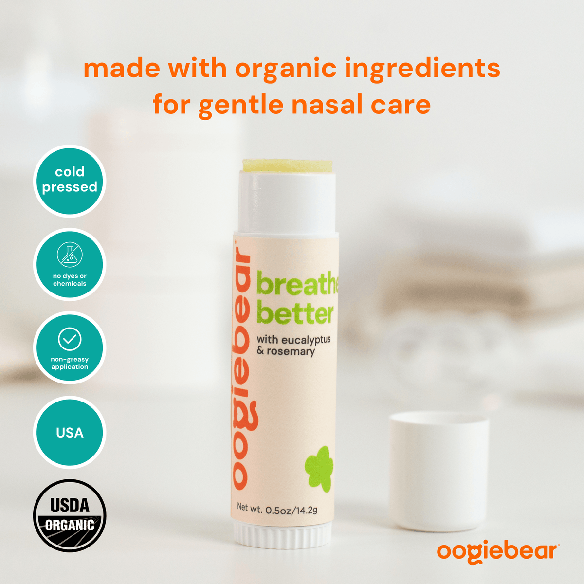 Oogiebear organic breathing rub