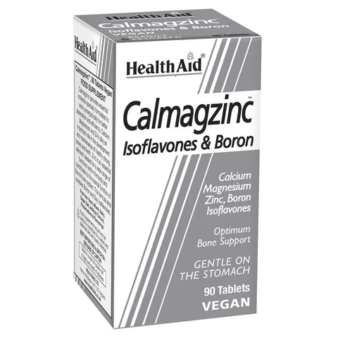 HealthAid Calmagzinc Tablets - Essential minerals for bone and immune health.