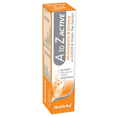 HealthAid A to Z Multivit Effervescent Tablets - Comprehensive multivitamin support.