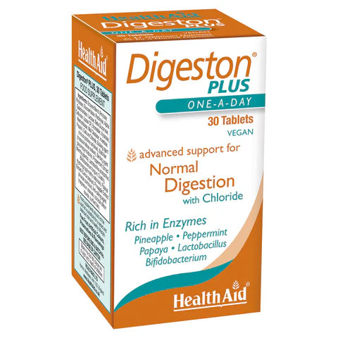 HealthAid Digeston Plus Tablets - Natural digestive support.