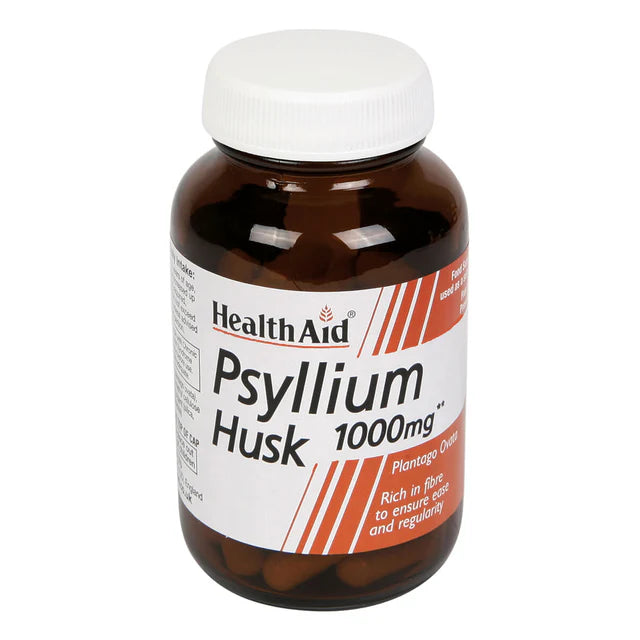 HealthAid Psyllium Husk 1000mg Vegicaps - Digestive health and regularity support.