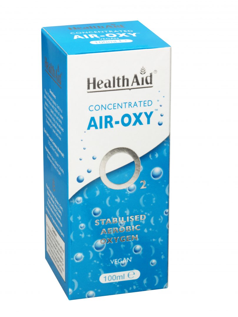 HealthAid Air Oxy Stabilised Aerobic Oxygen 100ml Liquid - Supports oxygen levels and energy.