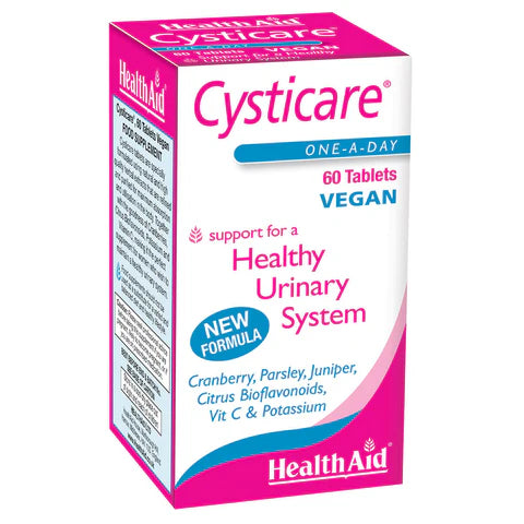 HealthAid CystiCare Tablets - Supports urinary tract health and immune function.