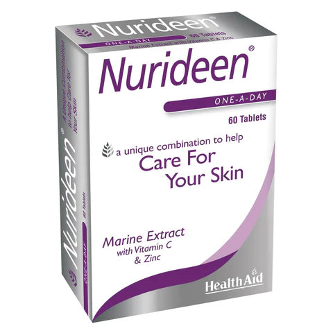 HealthAid Nurideen Tablets - Skin health and anti-aging support.