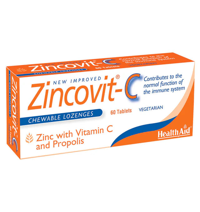 HealthAid Zincovit-C Tablets - Immune and antioxidant support.