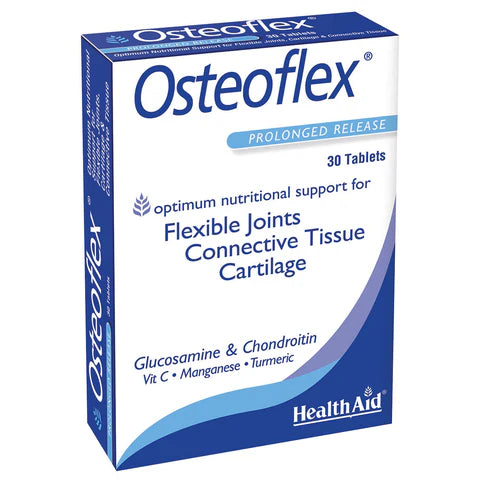 HealthAid Osteoflex 30 Tablets - Joint flexibility and bone health support.