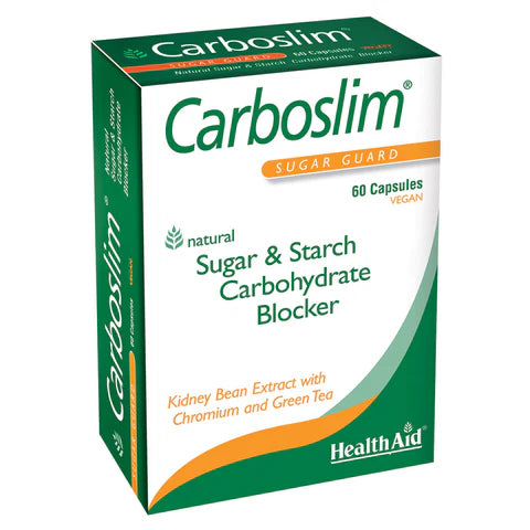 HealthAid Carboslim Capsules - Weight management and carbohydrate control support.