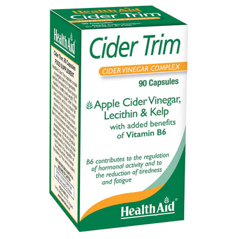 HealthAid Cider Trim Capsules - Supports weight management and metabolism.