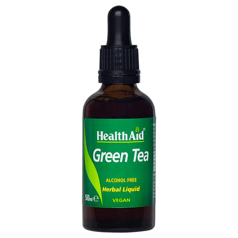 HealthAid Green Tea (Camellia Sinensis) Liquid - Antioxidant and detox support.