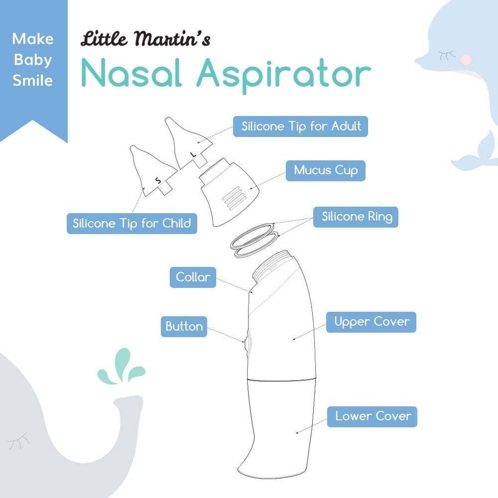 Baby Electric Nasal Aspirator: Light Blue
