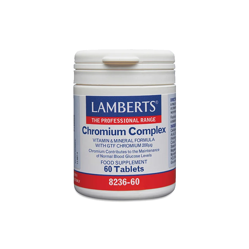 Lamberts Chromium Complex - Nutrient blend for healthy metabolism and glucose maintenance.