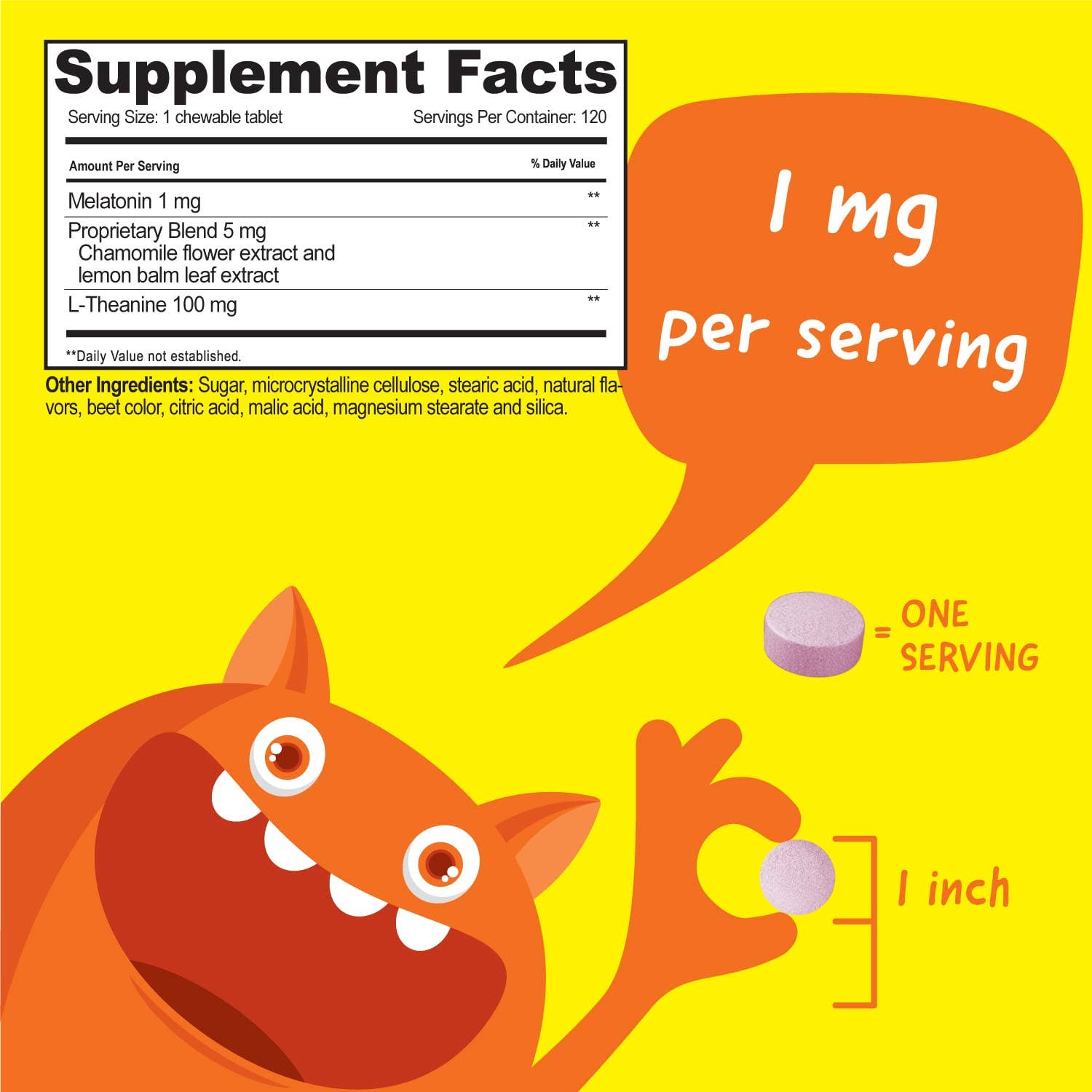 VitaWorks Kids Melatonin Chewables, Sleep Support: Natural Strawberry Flavor / 120 Count