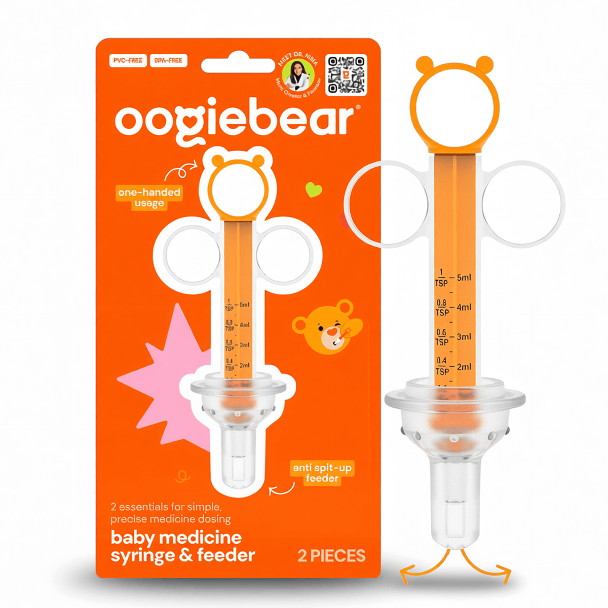 Oogiebear baby medicine syringe & feeder