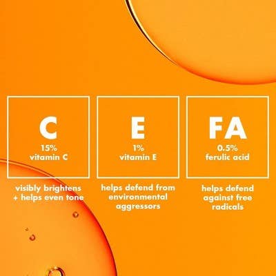 E.l.f. SKIN Bright Icon Vitamin C + E + Ferulic Face Serum 1 fl oz - Imperfect Box