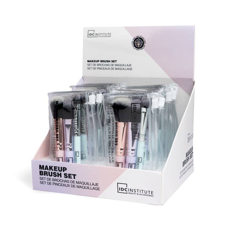 IDC INSTITUTE MAKEUP BRUSH SET 3PCS